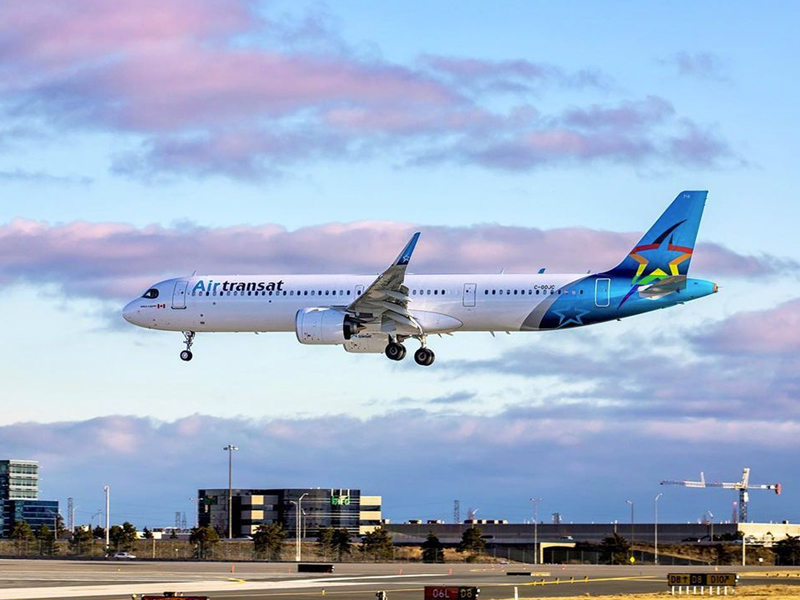 Decolla oggi il diretto Lamezia - Toronto di Air Transat